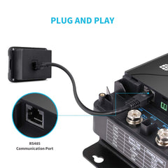 Renogy side profile flush-mounted in panel for tidy installation benefit