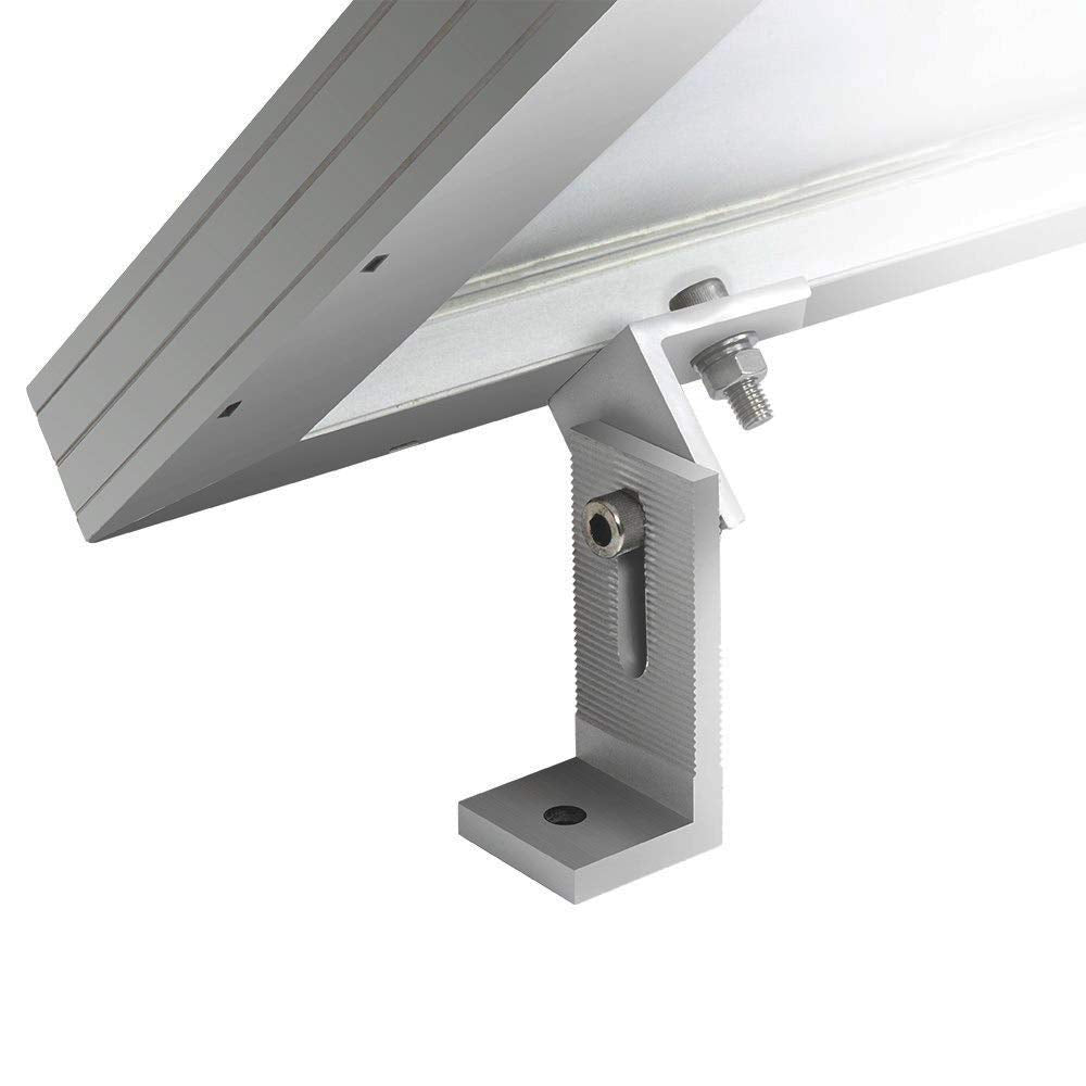 Renogy mount close-up fastener showing corrosion-resistant aluminum hardware benefit