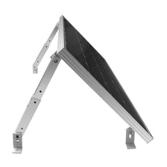 Renogy mount front view showing secure bracket and stable base benefit