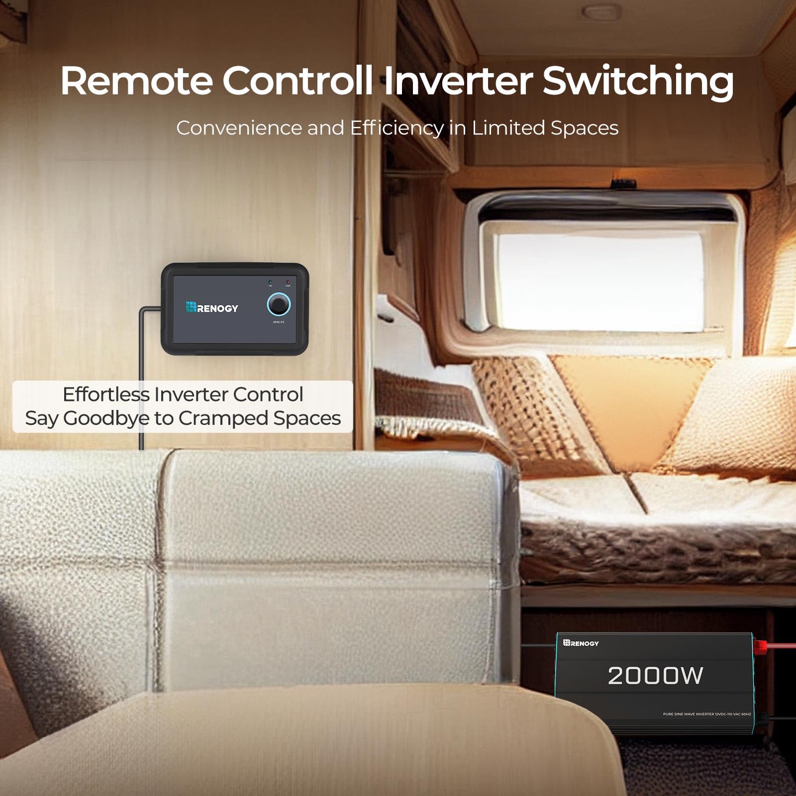 Renogy P2 cooling fan and vents highlighting thermal management for consistent output