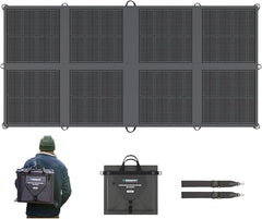 RENOGY REGO front folded blanket showing compact portability and easy packing