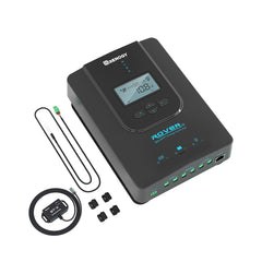 Renogy Rover front view showing compact controller and durable case, improves system reliability