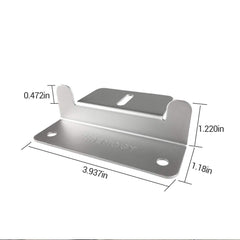 Renogy Z-bracket mounted on an RV roof demonstrating secure attachment