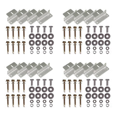 Renogy front packaging of Z-brackets showing kit contents and benefits