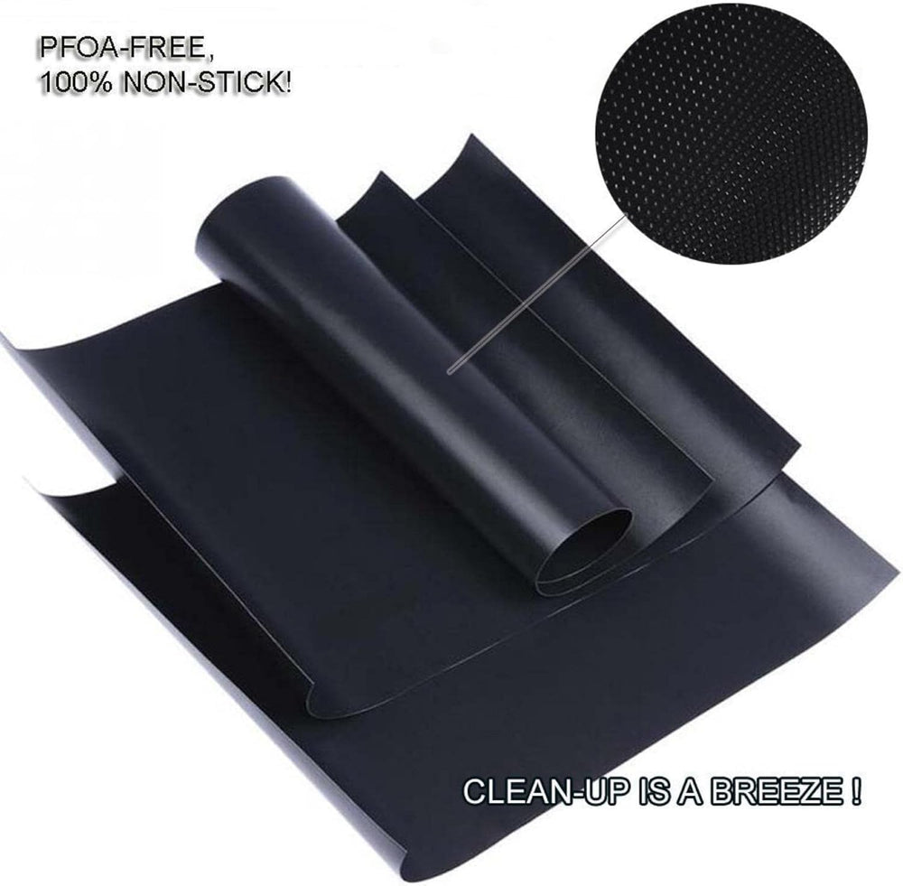 Renook close-up PTFE-fiberglass texture highlighting durable non-stick surface for easier grilling
