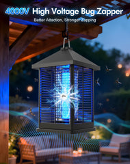 REOGLE close-up UV tube detail highlighting powerful insect-attracting light