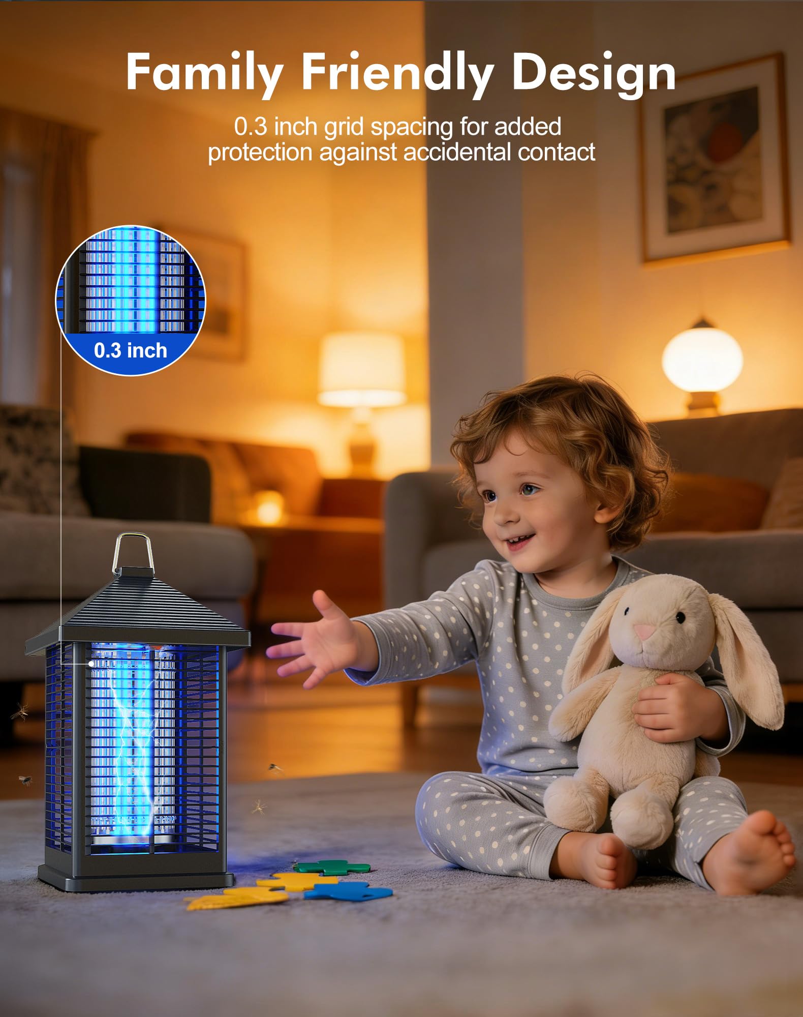 REOGLE night operation glow showing effective low-light insect attraction