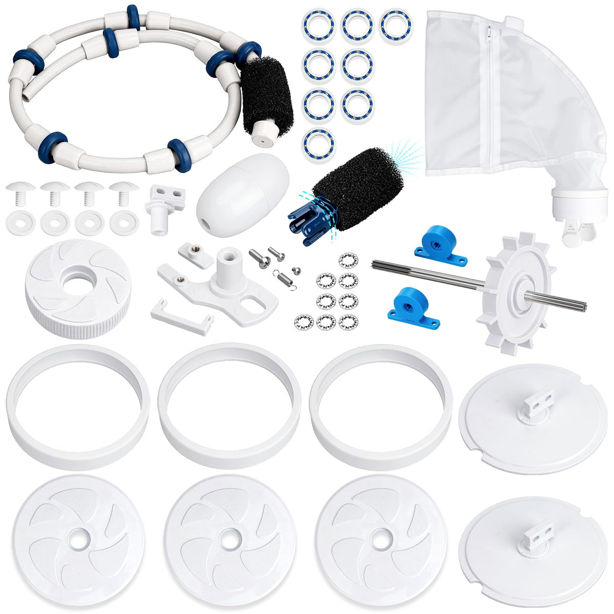 Replizo front packaging of Polaris 280 TR28P rebuild kit, clear complete solution