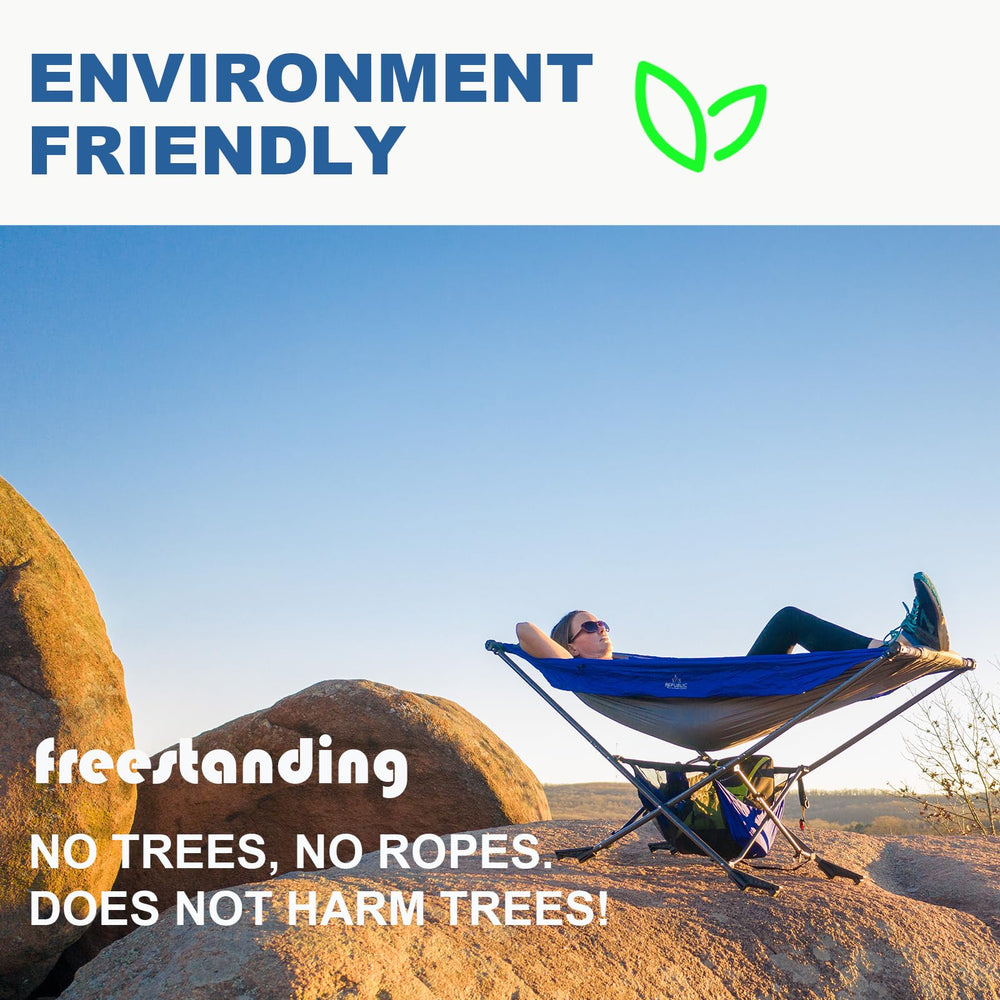 Republic of Durable Goods poolside hammock setup illustrating water-safe placement and convenience