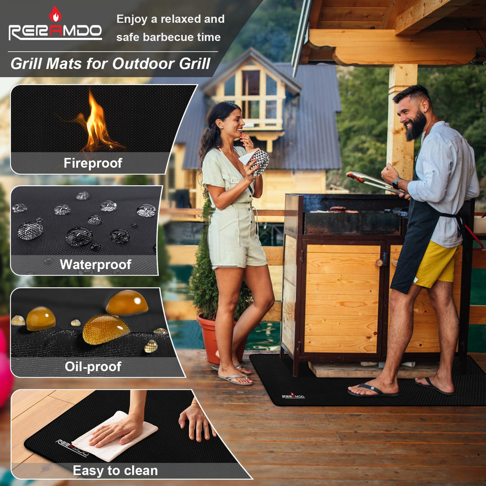 RERAMDO silicone surface texture clear of grease for easy cleaning