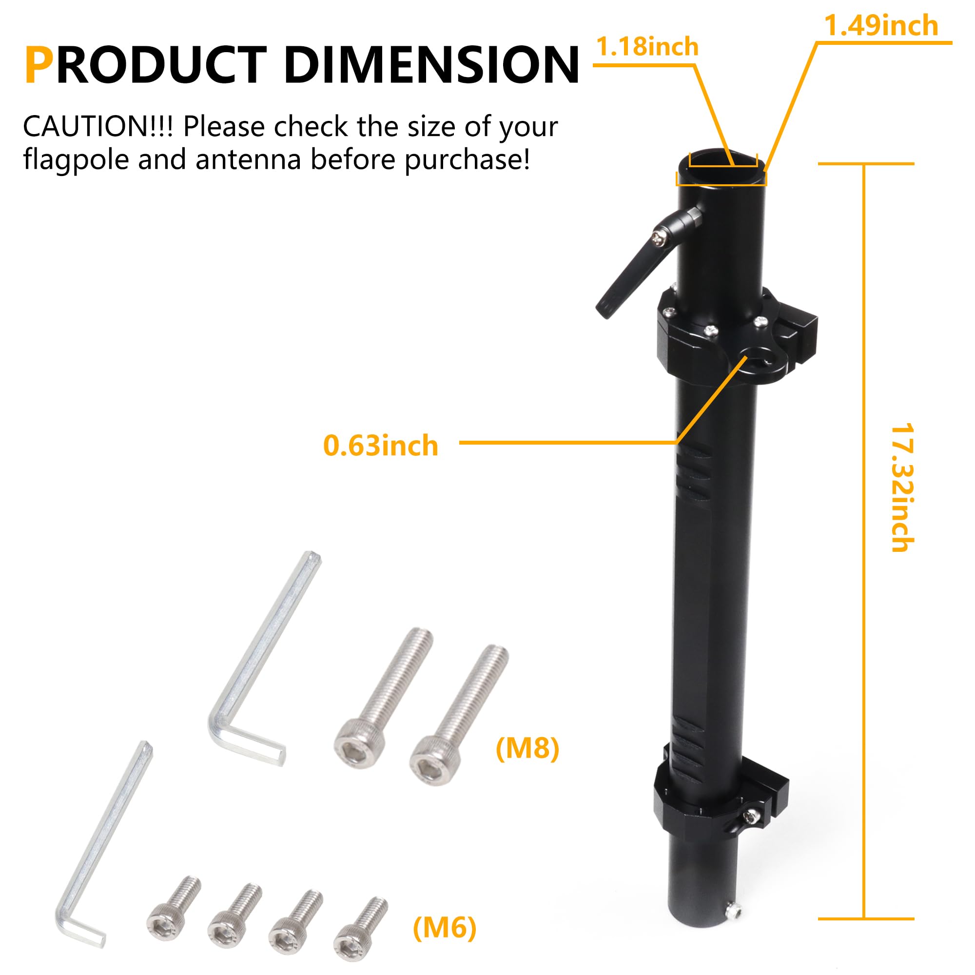 RERPRO packaged mount with included hardware ready for installation