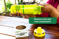 RESCUE! attractant refill bottle illustrating long-lasting bait benefit for ongoing use