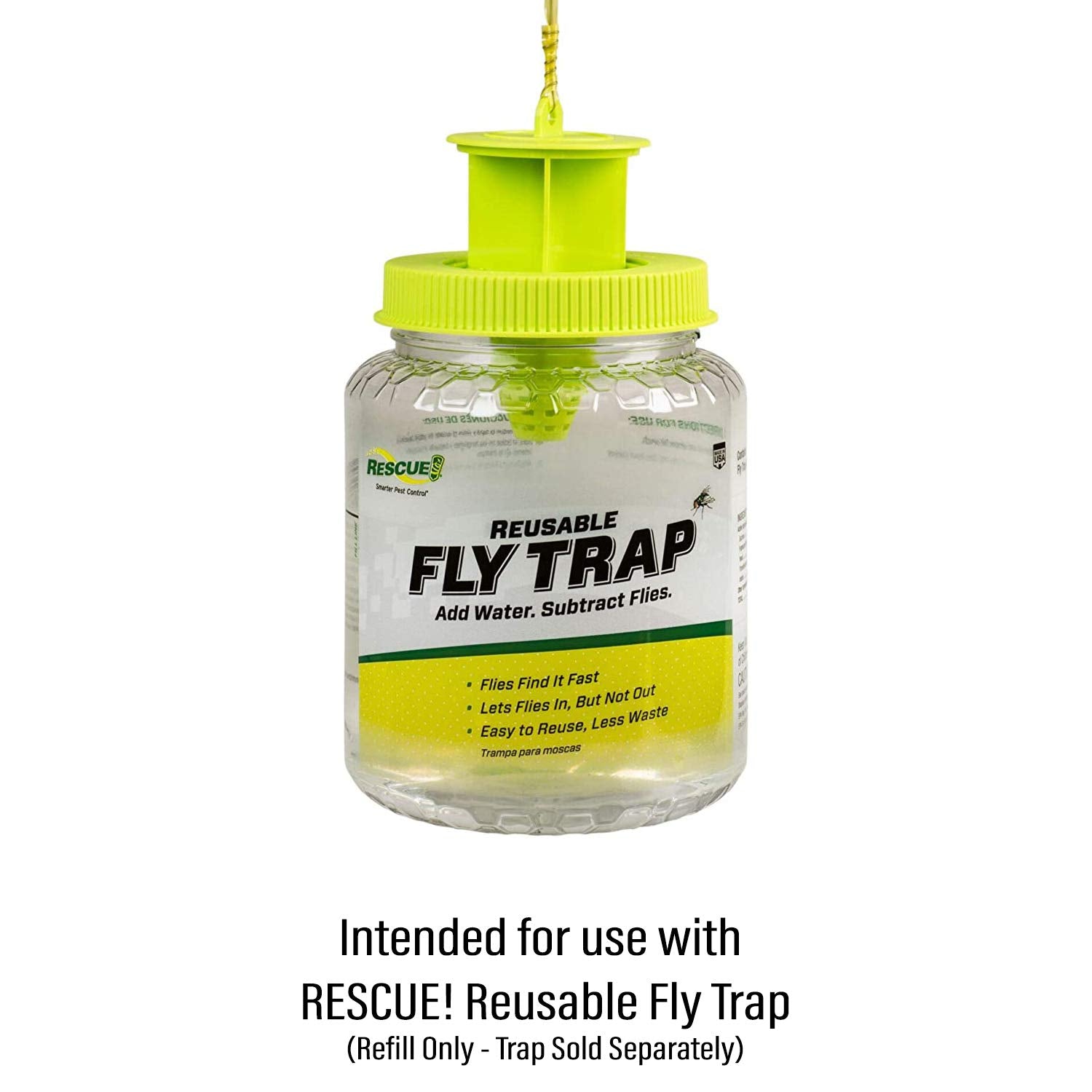 RESCUE! trampa y recargas en jardín, ideal para reuniones al aire libre