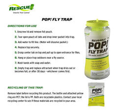 RESCUE! trap detail showing secure lid for safe reuse