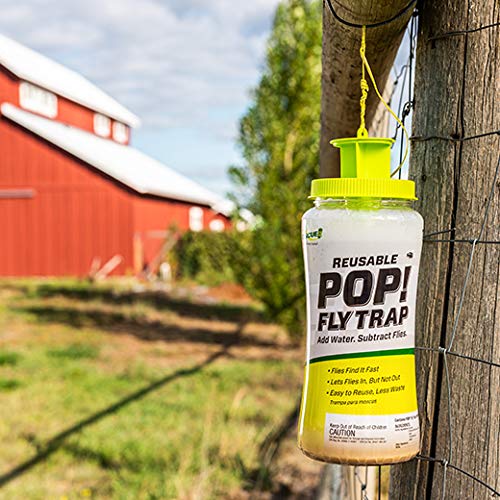 RESCUE! trap hanging in barn protecting livestock area