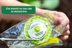 RESCUE! trap filled with insects demonstrating capture effectiveness