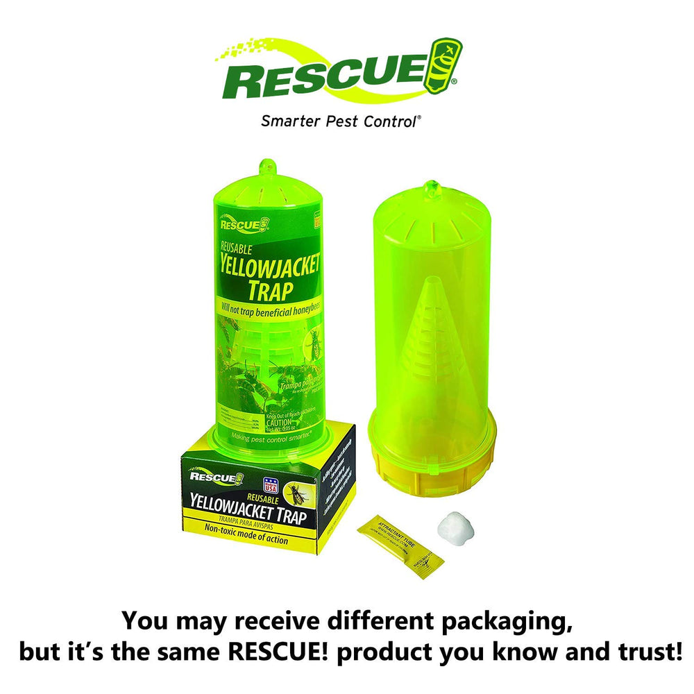 RESCUE! retail two-pack packaging showing value and ready-to-use convenience benefit