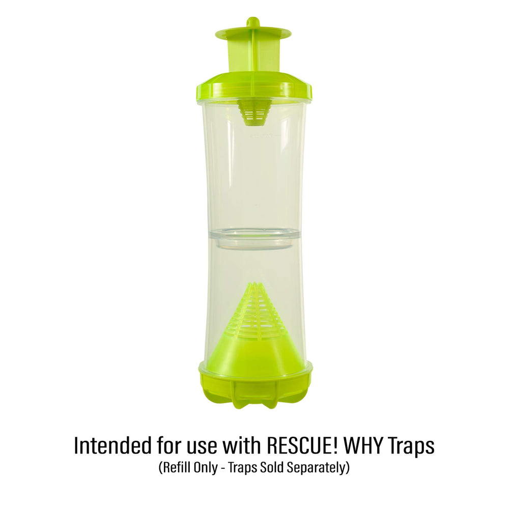 RESCUE! closeup of three attractant pieces highlighting lure detail benefit