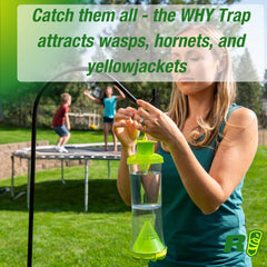 RESCUE! refill installed inside WHY Trap demonstrating simple replacement and fit