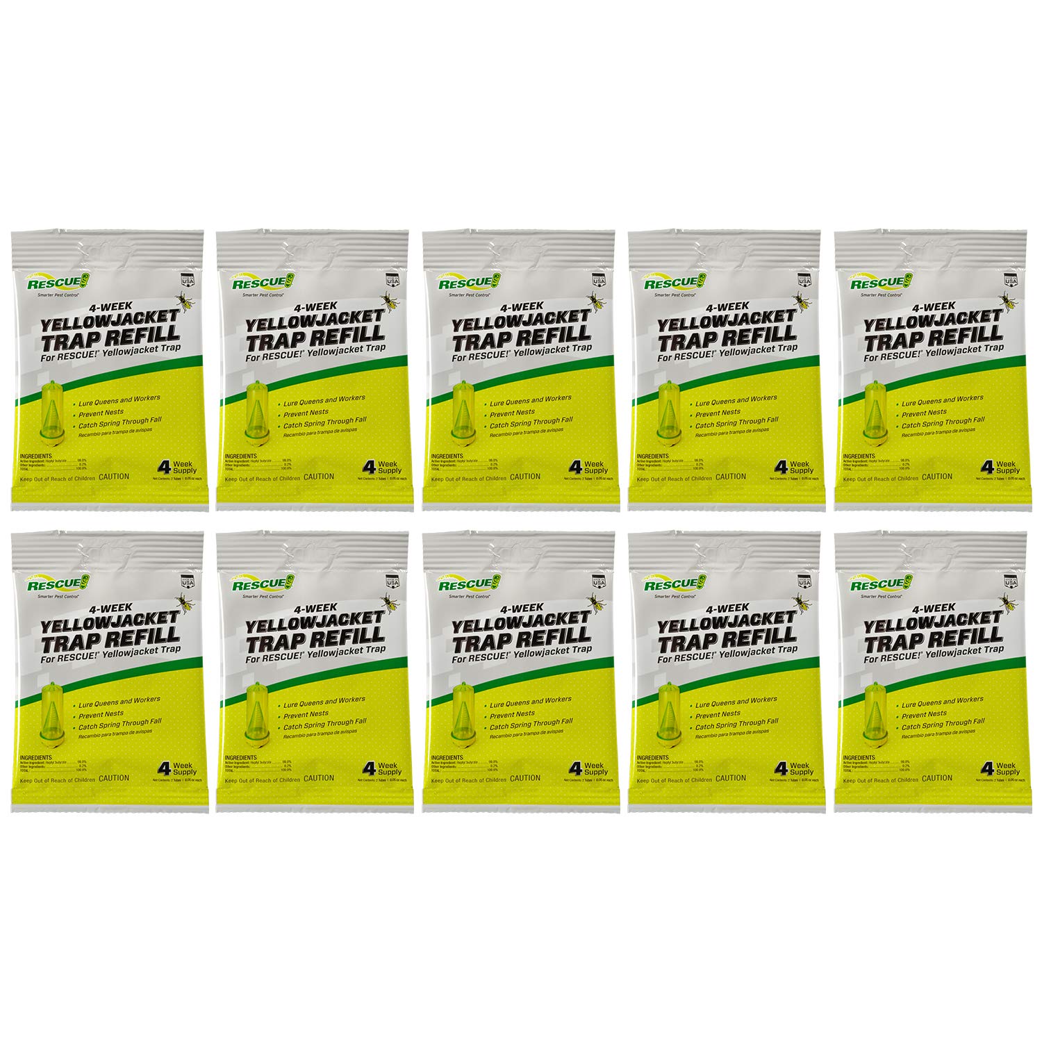 RESCUE! front packaging showing 10-pack and benefits