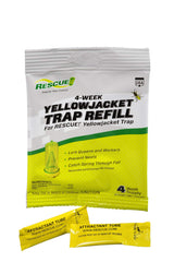 RESCUE! two attractant vials close-up showing texture and cap