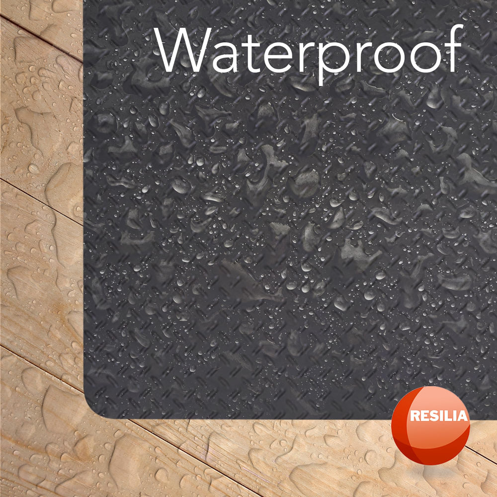 RESILIA corner detail highlighting durable edge and reinforced finish