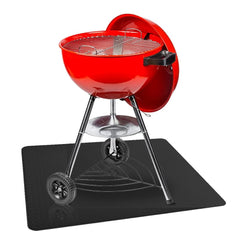 RESILIA front view of full grill mat protecting patio for easy cleanup