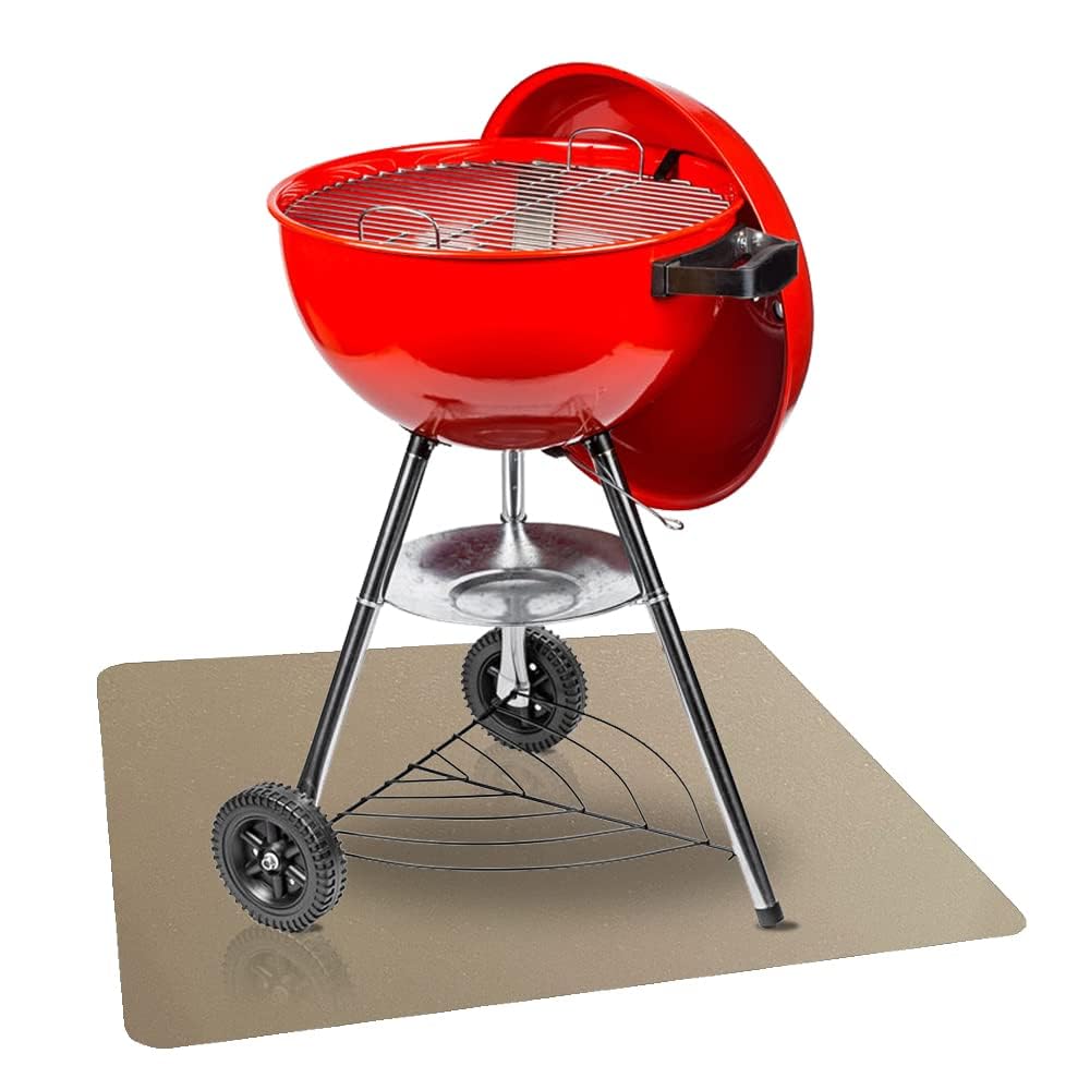 RESILIA front view of large grill mat showing full coverage and protection