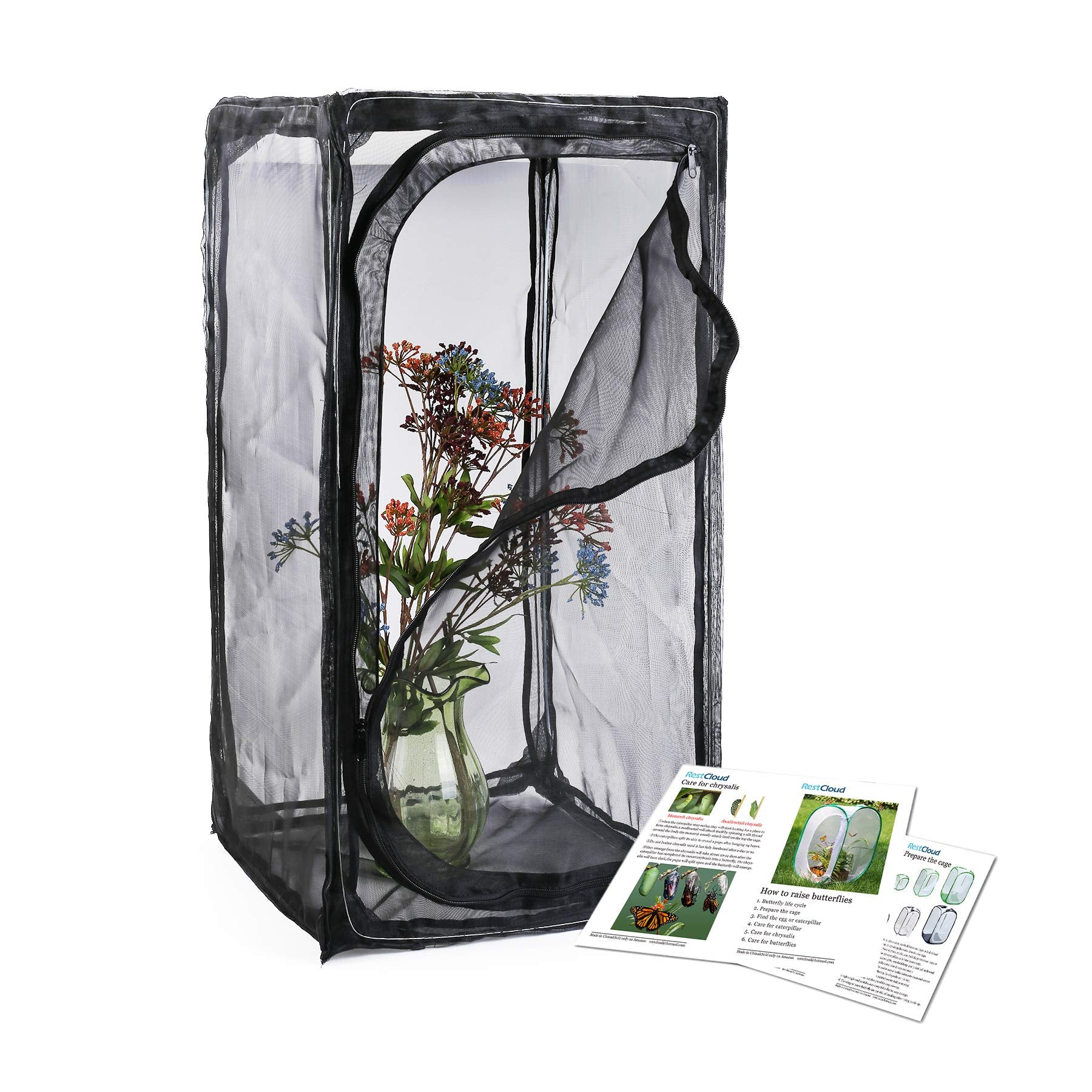 RESTCLOUD front view of enclosure showing stability and tall interior benefits
