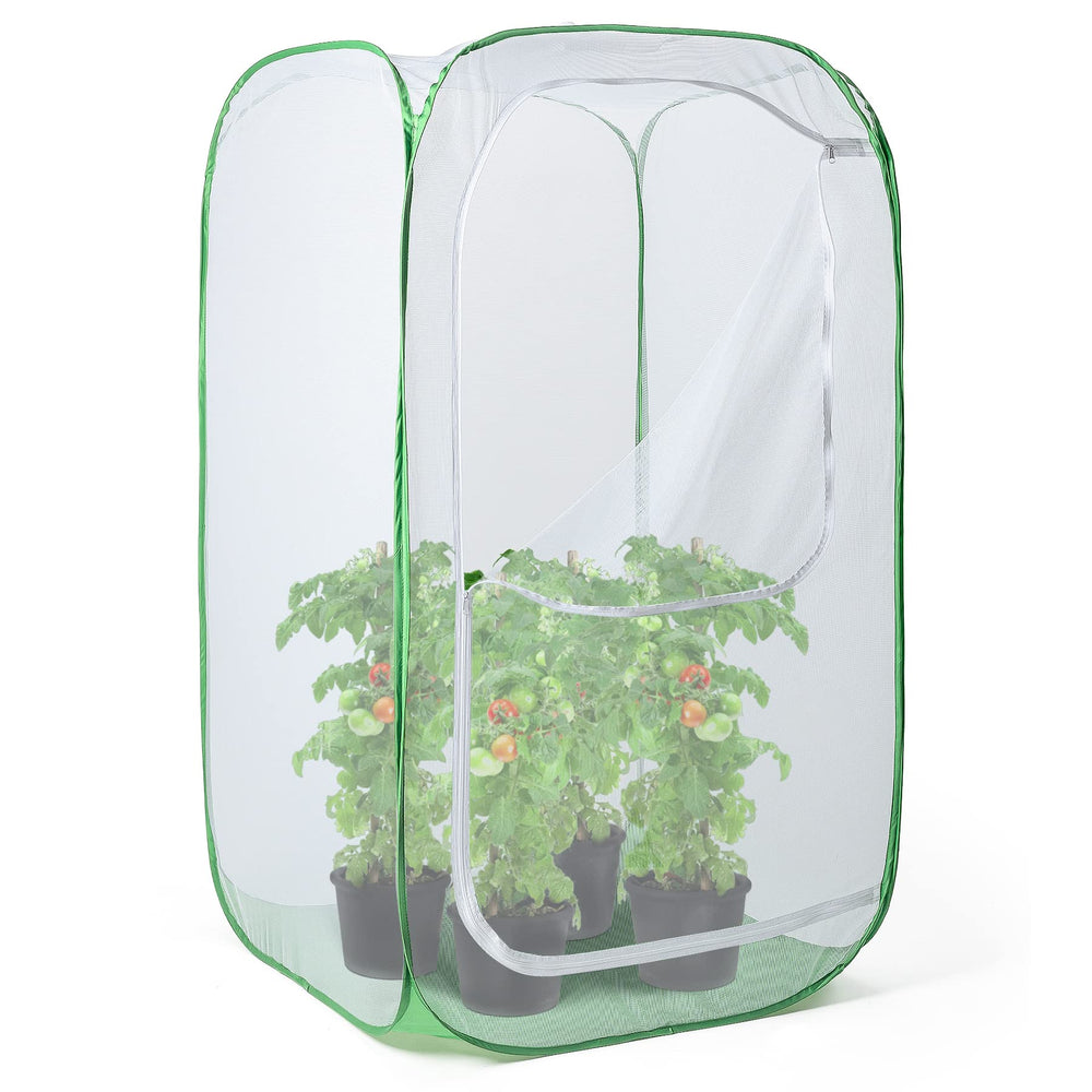 RESTCLOUD enclosure in use over strawberry plants reducing bird damage