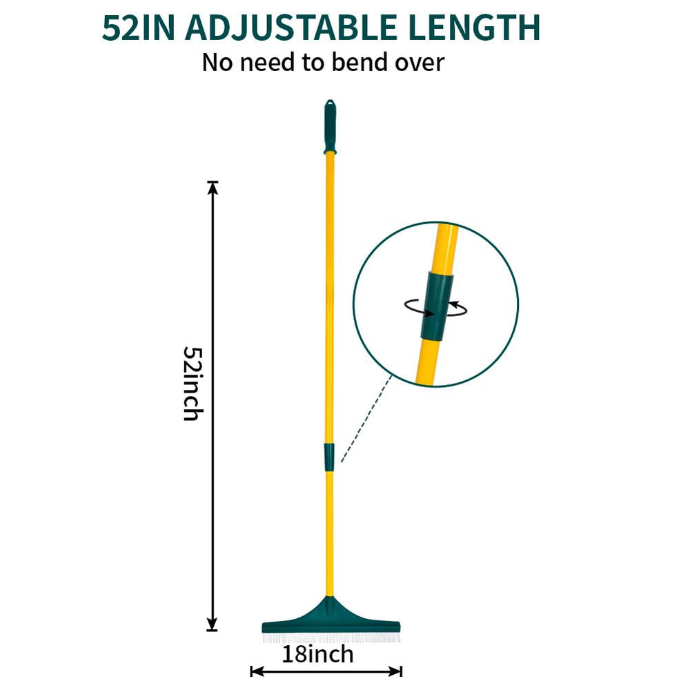 Restick rake sweeping artificial grass showing clean surface quickly