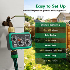 RESTMO solid brass inlet and outlet close-up for long-lasting corrosion resistance