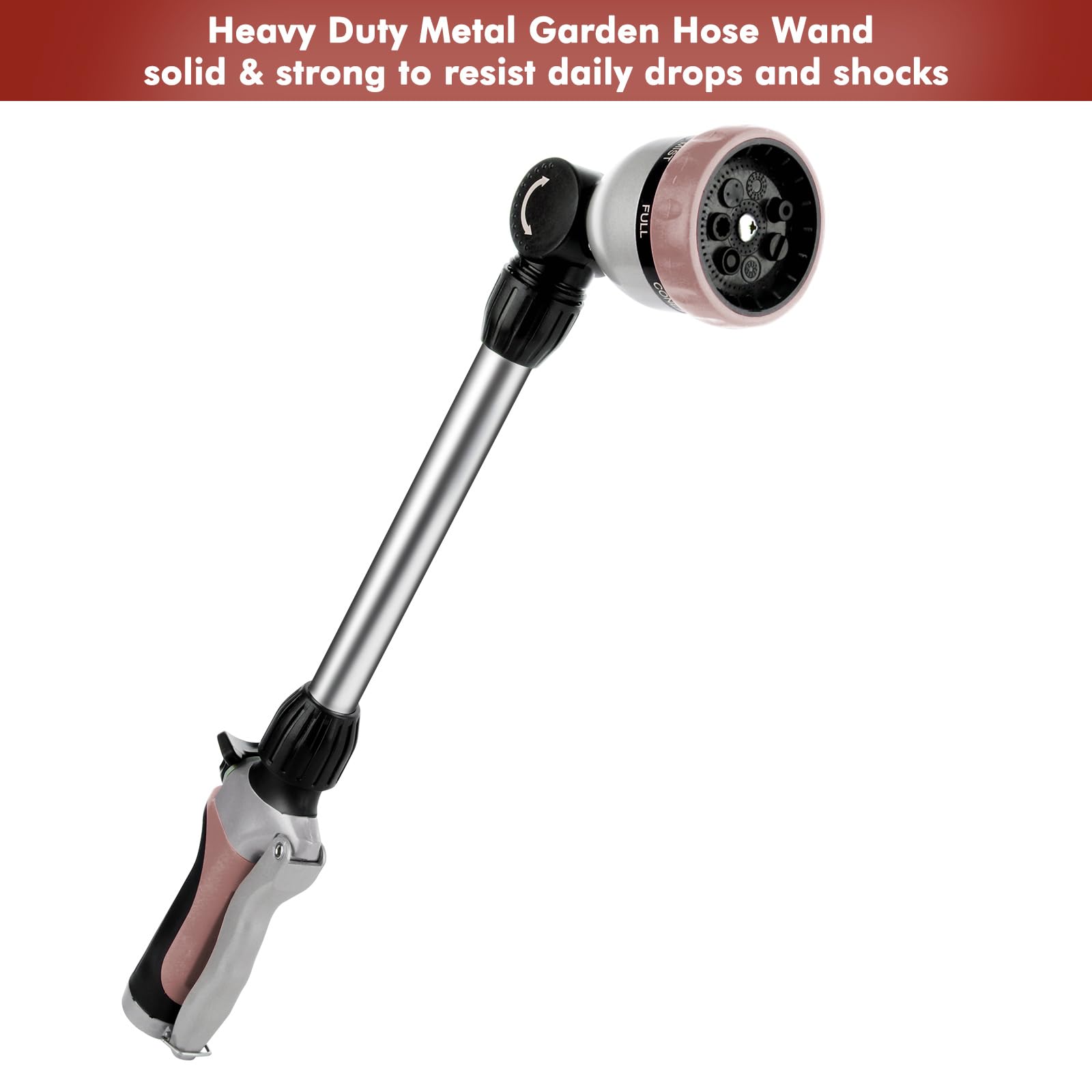 RESTMO close-up of 180-degree swivel head showing angled reach advantage