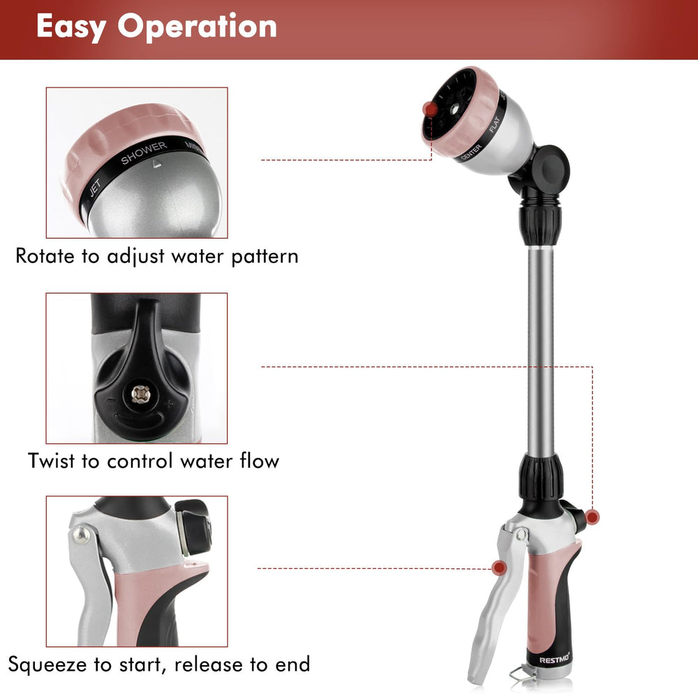 RESTMO ergonomic TPU grip and trigger close-up showing comfort and reduced hand fatigue