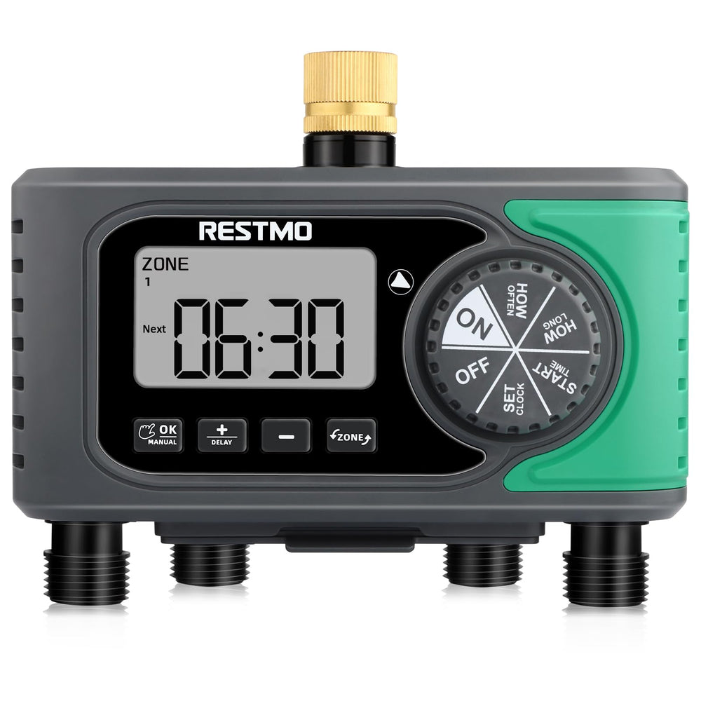 Restmo front display and controls showing easy programming benefit