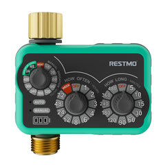 RESTMO front view timer on faucet showing easy installation and reliable control
