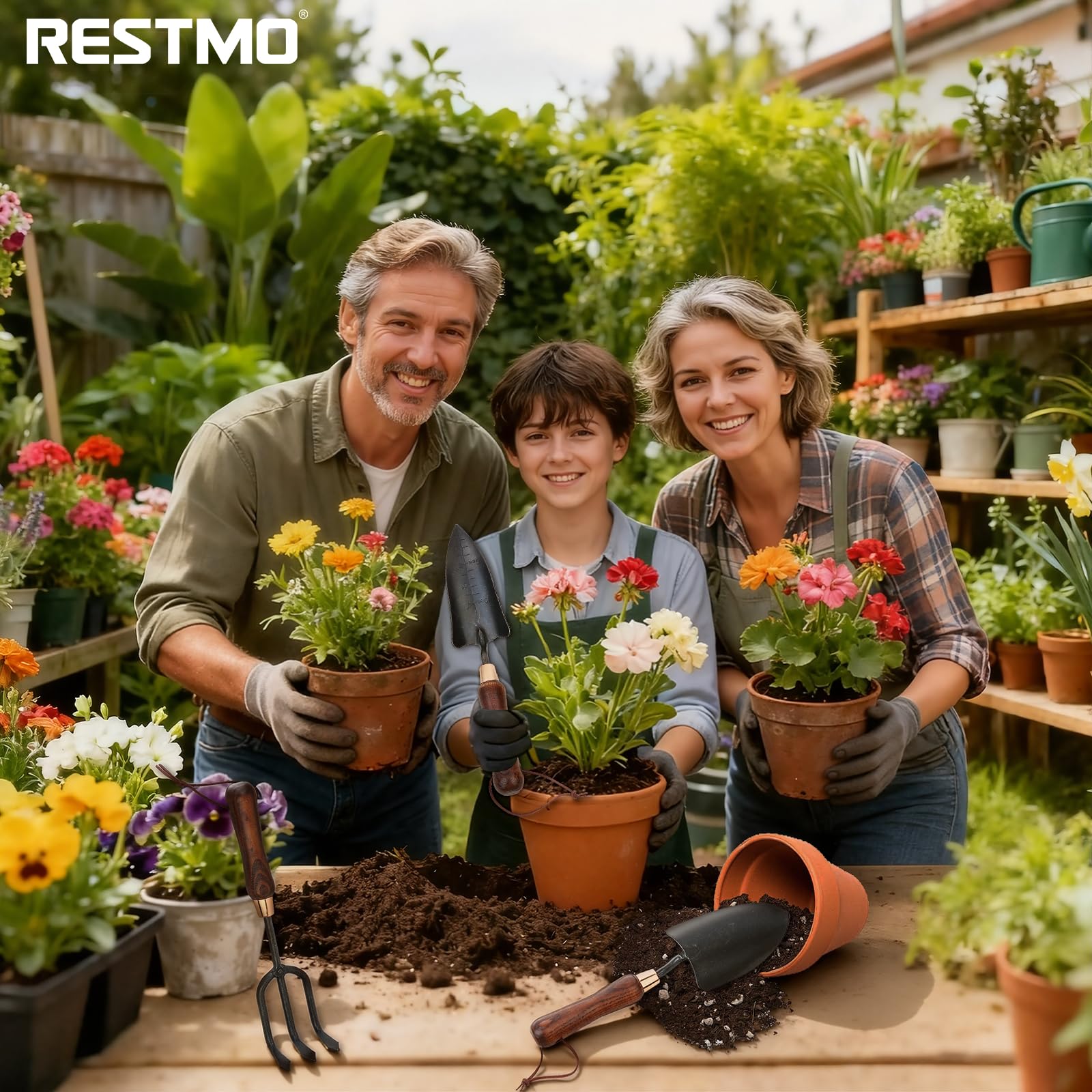 RESTMO gift ready box displaying elegant presentation ideal for gifting gardeners