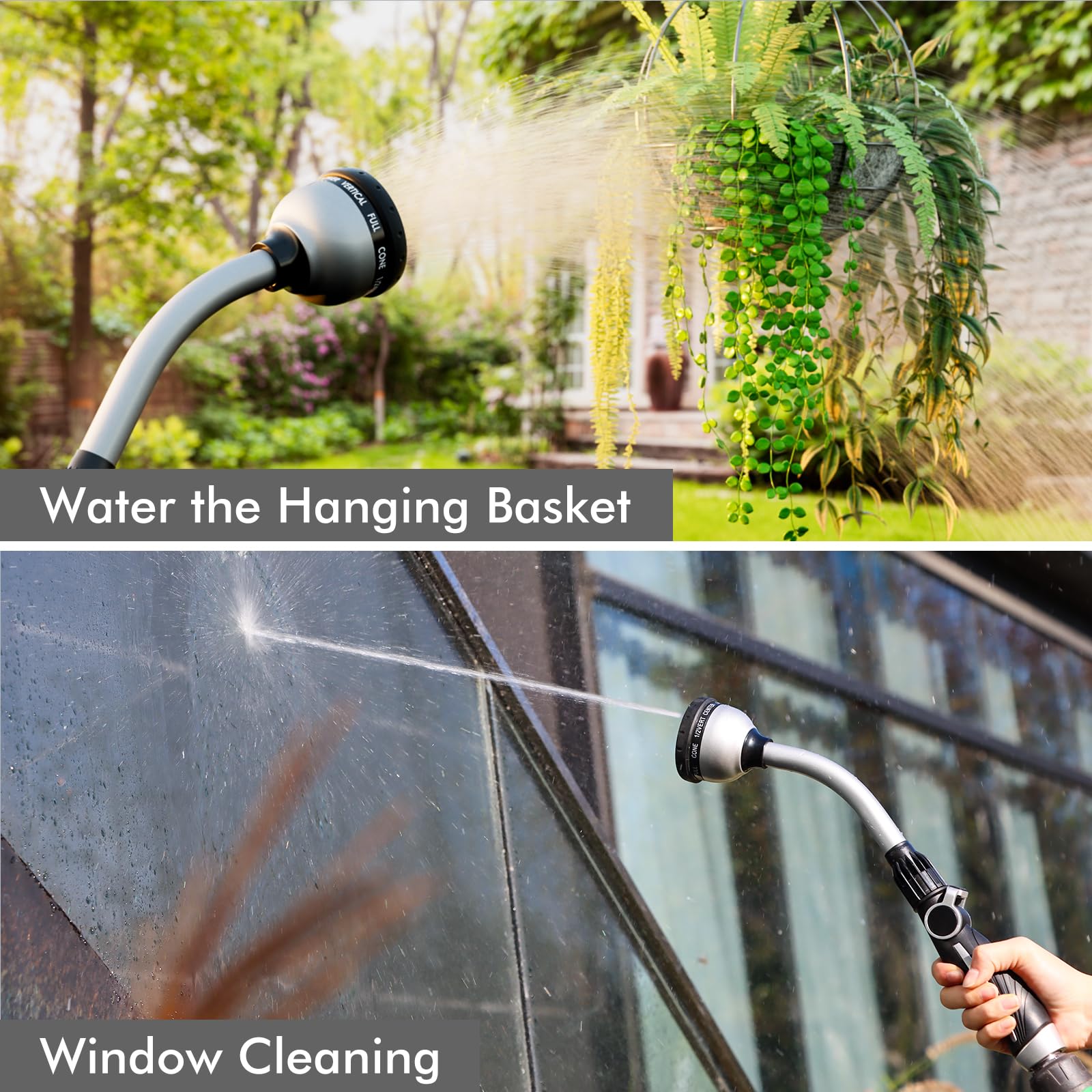 Restmo wand using jet setting to rinse a car with high-pressure cleaning power