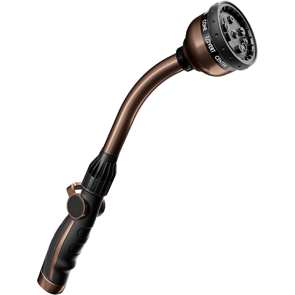 RESTMO front view of 15-inch wand showing durable metal body and finish benefit: long-lasting