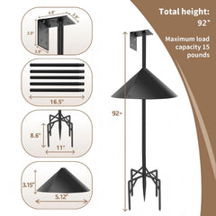 ReTang side mount bracket with birdhouse enabling versatile attachment