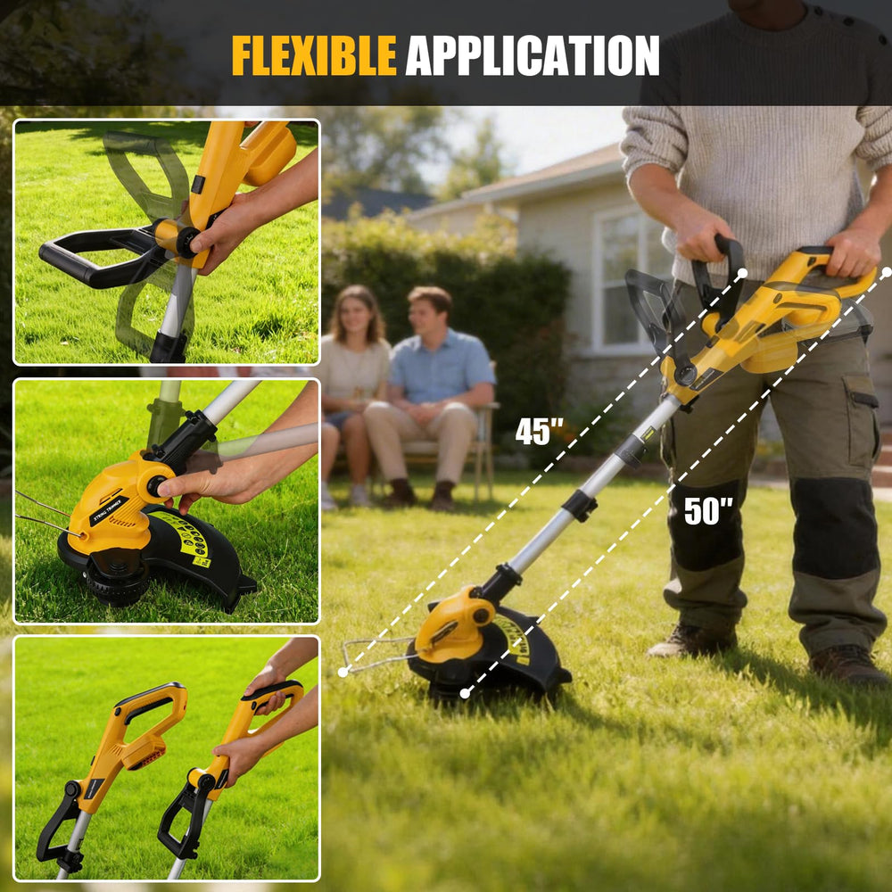 Retek telescopic shaft extended demonstrating adjustable height advantage