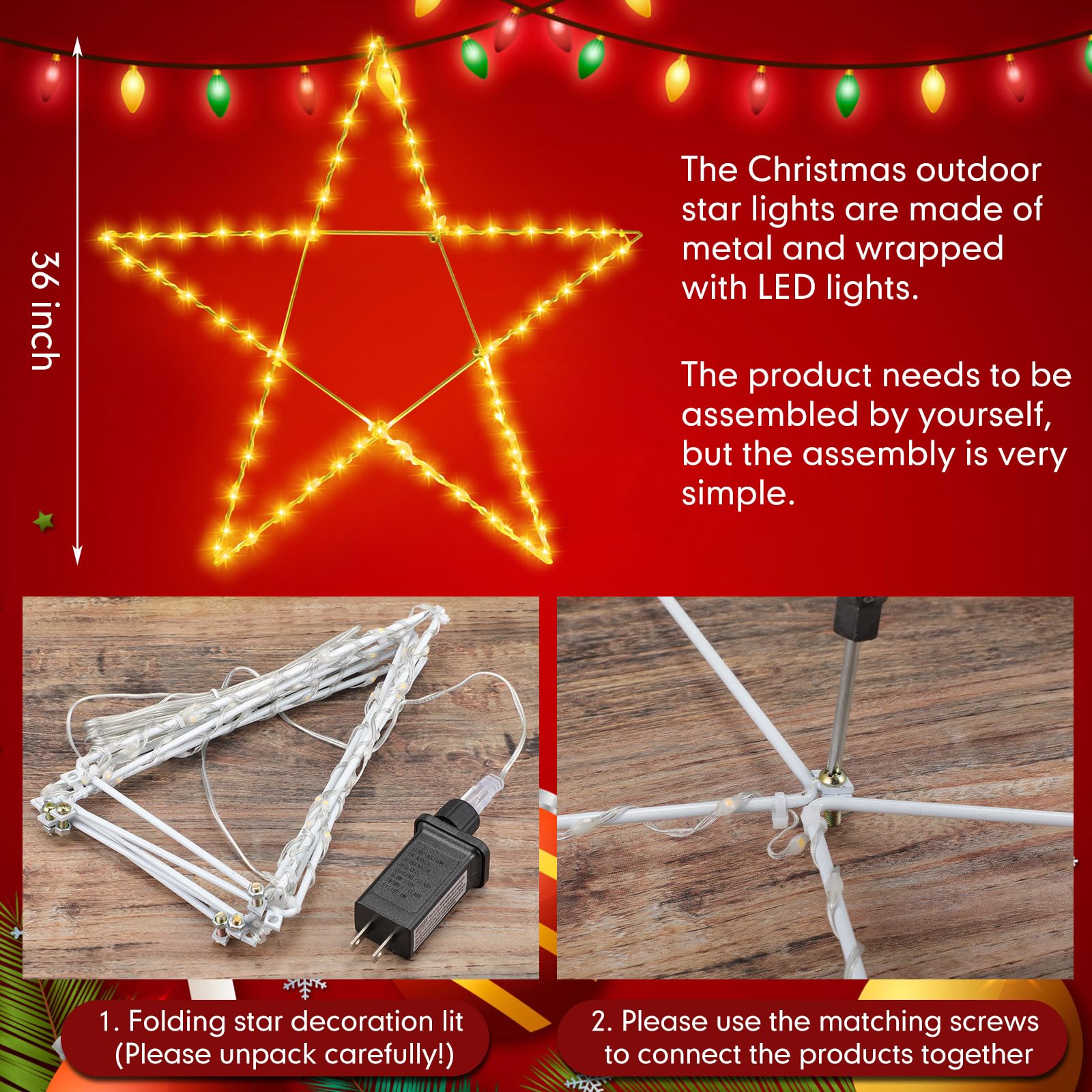 Retisee assembled star side profile demonstrating sturdy iron frame benefit