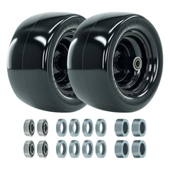 RETOTLA front view of 11x6.00-5 tire showing solid polyurethane and rust-resistant rim for durability
