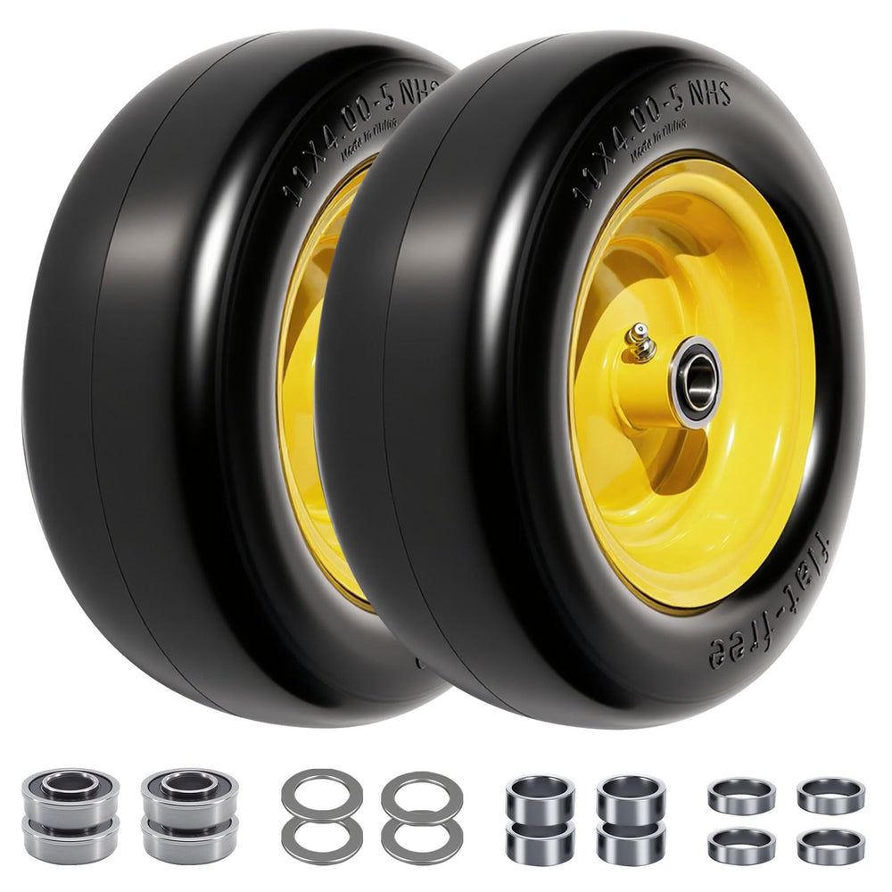 RETOTLA front wheel package view showing rim and included bearings for easy installation