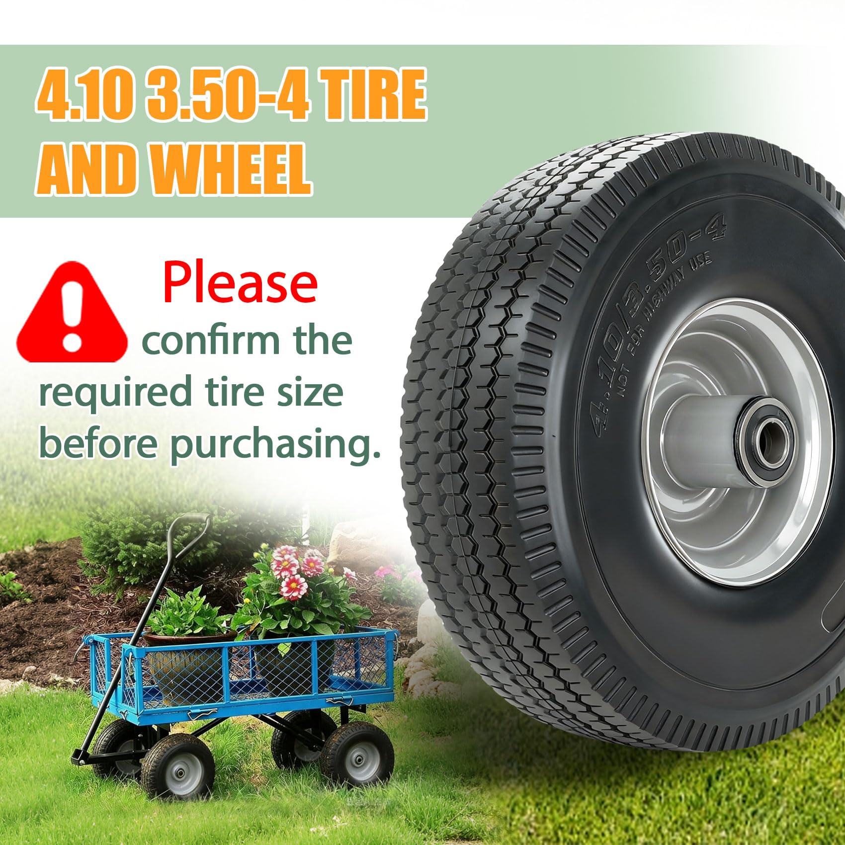 RETOTLA wheels mounted on hand truck demonstrating flat-free hauling reliability