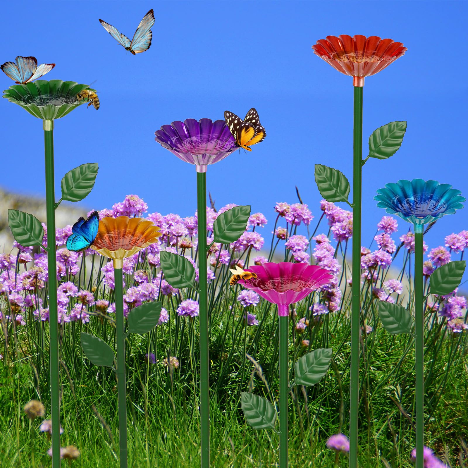 Retyion station with bee landing showing safe access to water and pollinator-friendly benefit