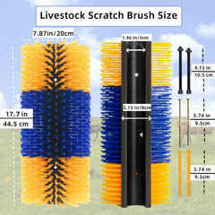 REVAXUP size comparison next to ruler showing livestock-appropriate dimensions