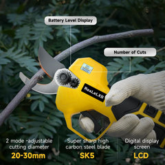 RexLeLXB battery slot with DeWalt pack compatibility for quick power