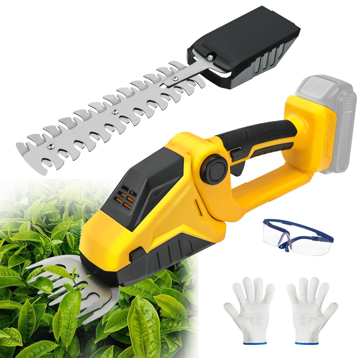 RexLeLXB front view showing hedge blade and ergonomic grip for precise cutting