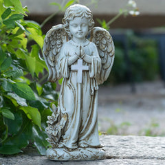 rezpuao angel close-up on wings and hand-painted texture for realism